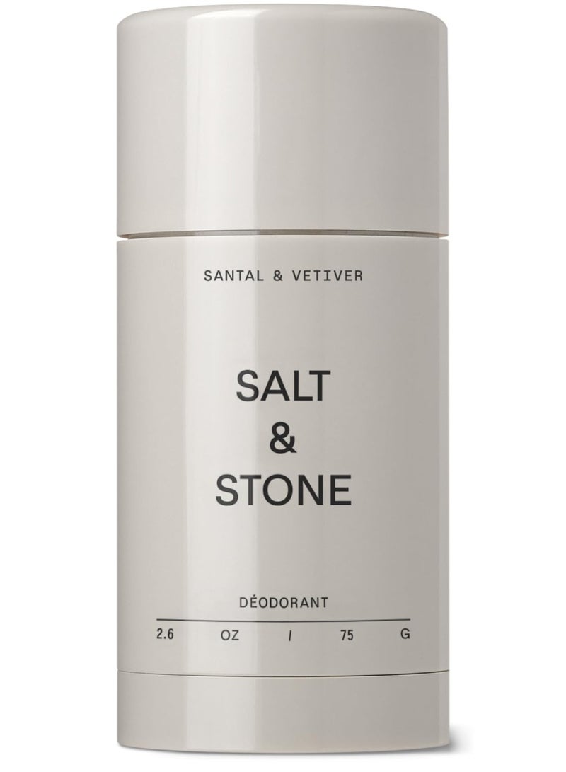 مزيل العرق SALT & STONE | مزيل عرق طبيعي بقوة إضافية للنساء والرجال | خالي من الألمنيوم مع مستخلصات الطحالب، زبدة الشيا والبروبيوتيك | خالي من البارابين، الكبريتات والفثالات (2.6 أونصة) 